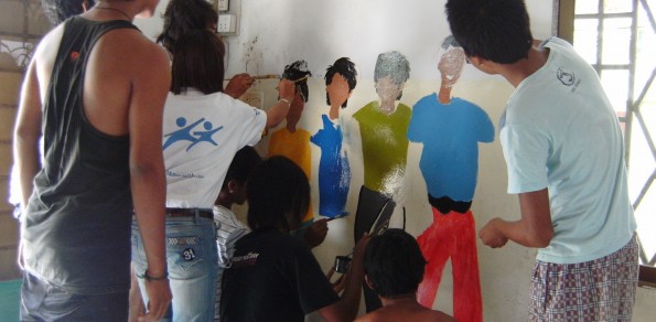 Painting Activities at Green House